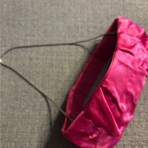 Steve Madden Elegant Pink Satin Clutch